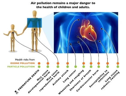Air Pollution Remains a Danger ALA 2016 50 percent