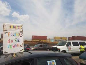 Our lungs are not for sale (Spanish) Port Coalition Newark July 2016
