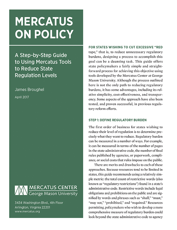 Mercatus on Policy