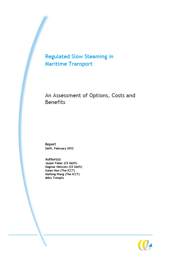 Regulated Slow Steaming in Maritime Transport