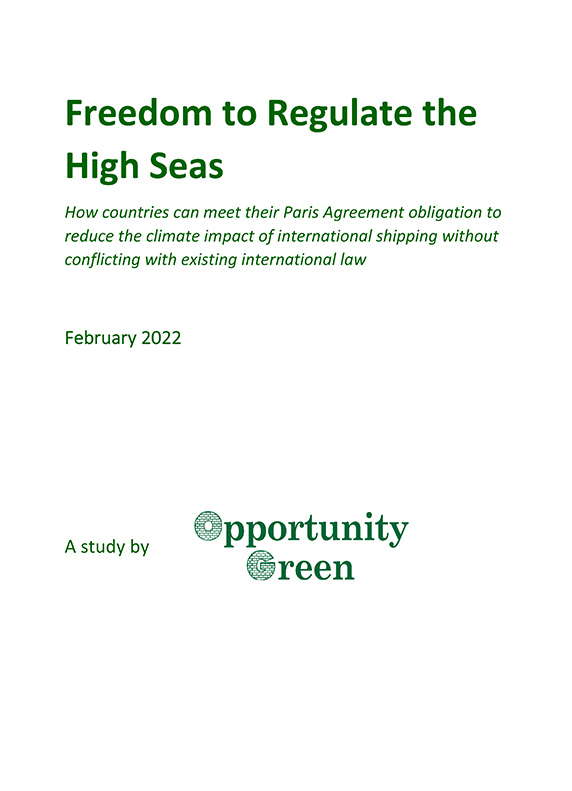 Freedom to Regulate the High Seas